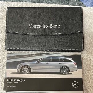 Mercedes-Benz Black Leather Manual Holder